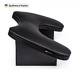 Підставка (підлокітник) ортопедична манікюрна для рук ECO STAND Butterfly чорна на чорних ніжках, фото 2