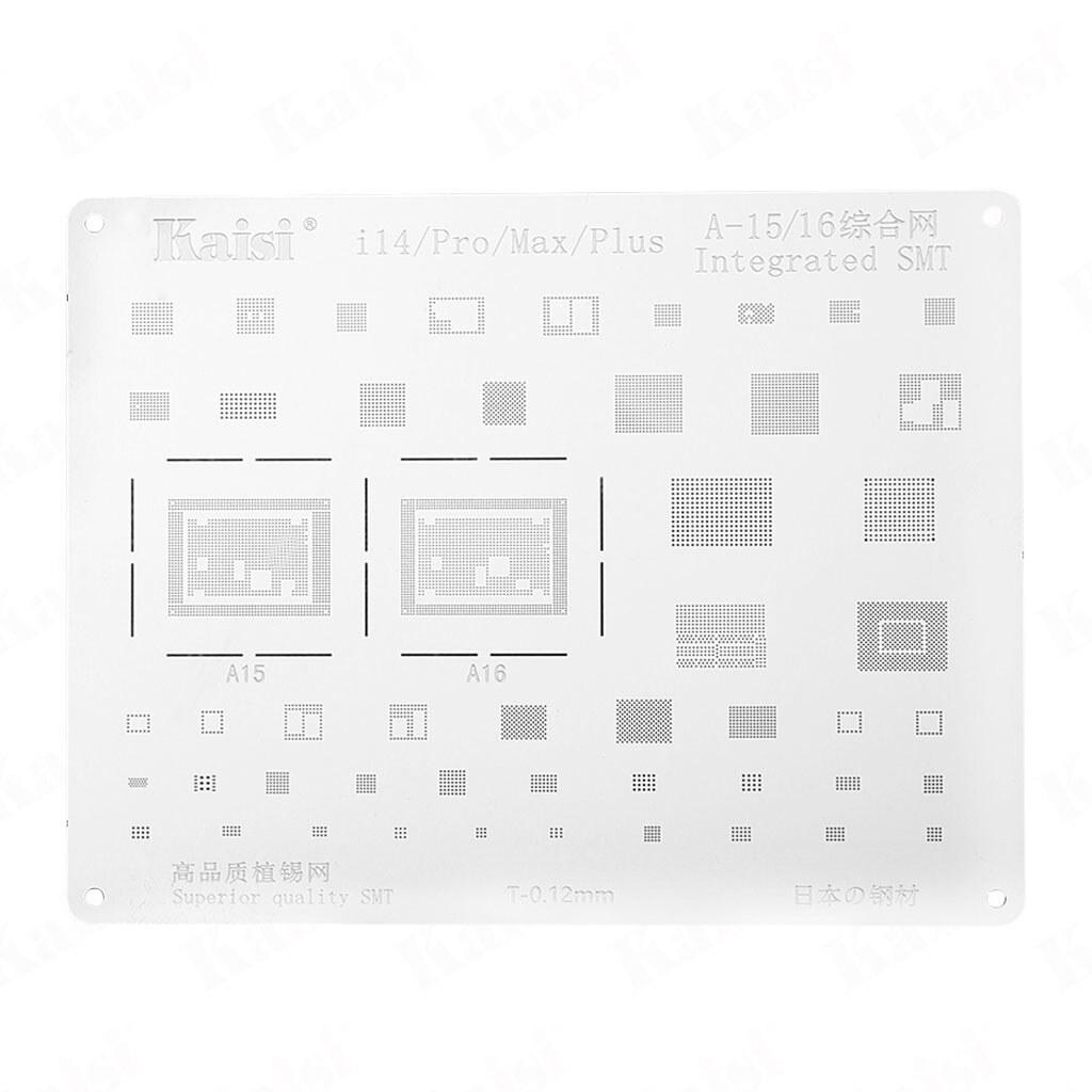 Трафарет BGA Kaisi A-15/ A16 для iPhone 14/ 14 Plus/ 14Pro/ 14 Pro Max