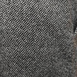 Брюки жіночі теплі штани класика твід 42 сірий, фото 2