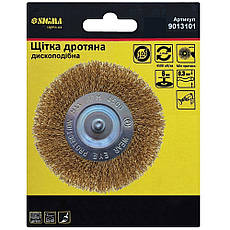 Щітка дротяна дискова торцева для дриля Sigma 100мм, фото 4