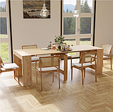 Стіл-трансформер Art in Head Python  Пітон розібраний 2400x750x900 Дуб крафт золотий, фото 7