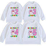 Світшот дитячий з принтом Бебі Шарк 4 роки Baby Shark, фото 2