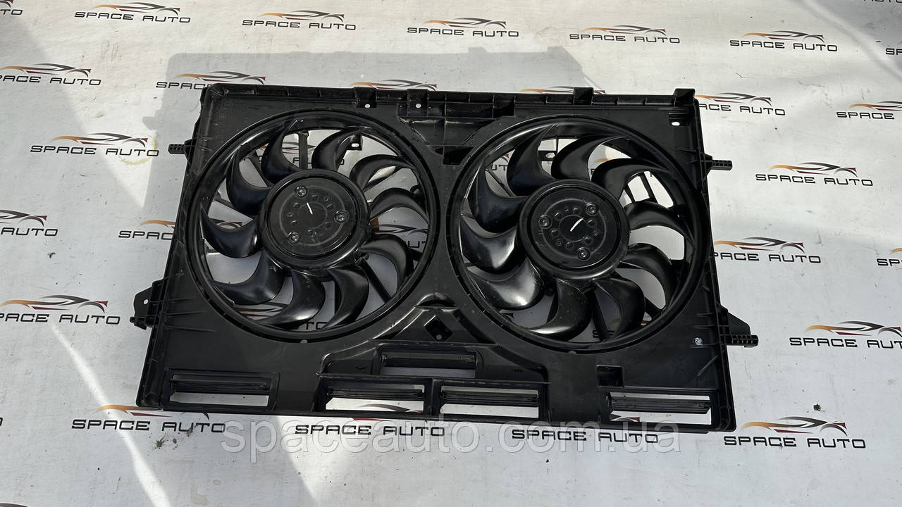 Диффузор с эл. вентиляторами в сборе Nissan Rogue T33 2021-2024 год 1.5 турбо б/у оригинал в наличии в отличном состоянии, фото 1