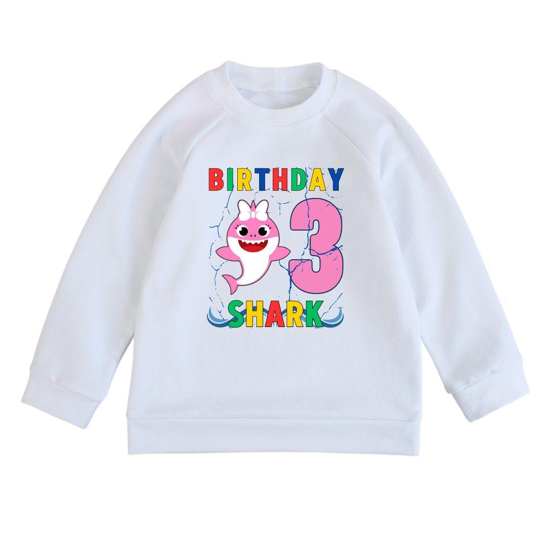 Світшот дитячий з принтом Бебі Шарк 3 роки Baby Shark, фото 1