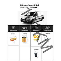 Комплект фільтрів Citroen Jumpy II 2.0 (2007-2016) WIX