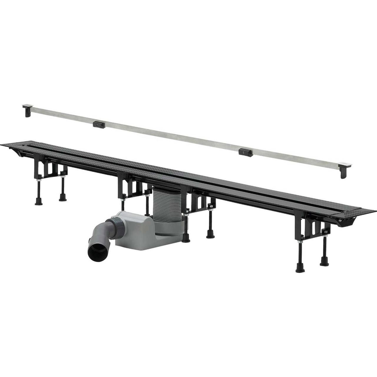 Душовий лоток Advantix Vario (комплект) матовий, 30-120 см VIEGA 704353 Зроби це - Vdalo