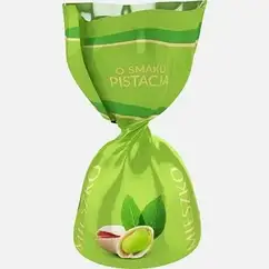 Шоколадні цукерки праліне з фісташкою Mieszko 250 грамів