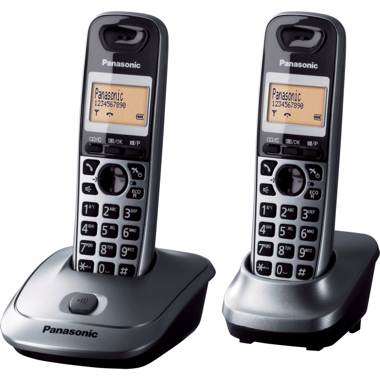 Радіотелефон DECT Panasonic KX-TG2512UAM, Metallic Зроби це - Vdalo