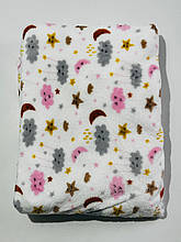 Плед дитячий теплий 140*100 см королівський фліс Преміум, мікрофібра софт, ковдра м'яка тепла