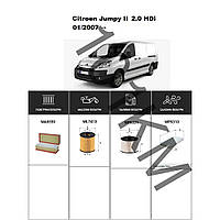 Комплект фільтрів Citroen Jumpy II 2.0 HDi (2007-) WIX