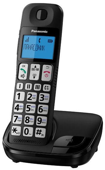 Радіотелефон DECT Panasonic KX-TGE110UCB, чорний Зроби це - Vdalo, фото 1