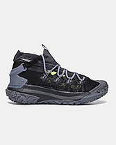 Зимові Чоловічі Кросівки Nike ACG Mountain Fly 2 High GTX / Найк АСГ Маунтін Флай 2 ГТХ Високі Чорні з Сірим, фото 2