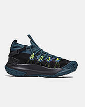 Зимові Чоловічі Кросівки Nike ACG Mountain Fly 2 High GTX / Найк АСГ Маунтін Флай 2 ГТХ Високі Чорні з Синім, фото 4
