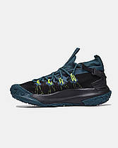 Зимові Чоловічі Кросівки Nike ACG Mountain Fly 2 High GTX / Найк АСГ Маунтін Флай 2 ГТХ Високі Чорні з Синім, фото 5