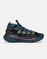 Зимові Чоловічі Кросівки Nike ACG Mountain Fly 2 High GTX / Найк АСГ Маунтін Флай 2 ГТХ Високі Чорні з Синім, фото 3