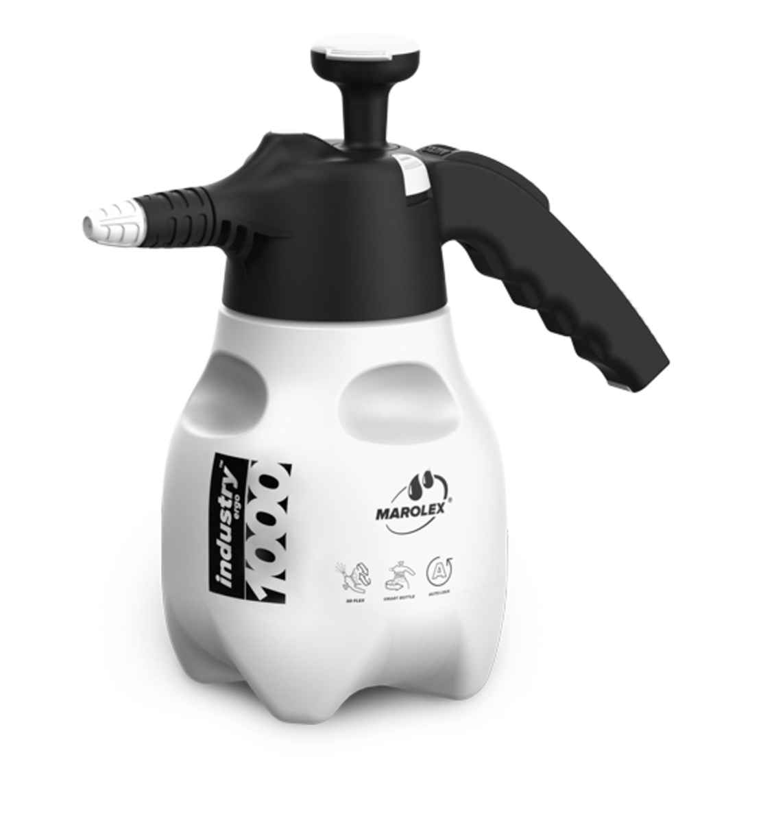 Оприскувач ручний MAROLEX Industry ergo Acid line 1000 : 1L, 0,4MPa, FPM (Viton). 3D FLex 360* [12] Сделай это - Vdalo