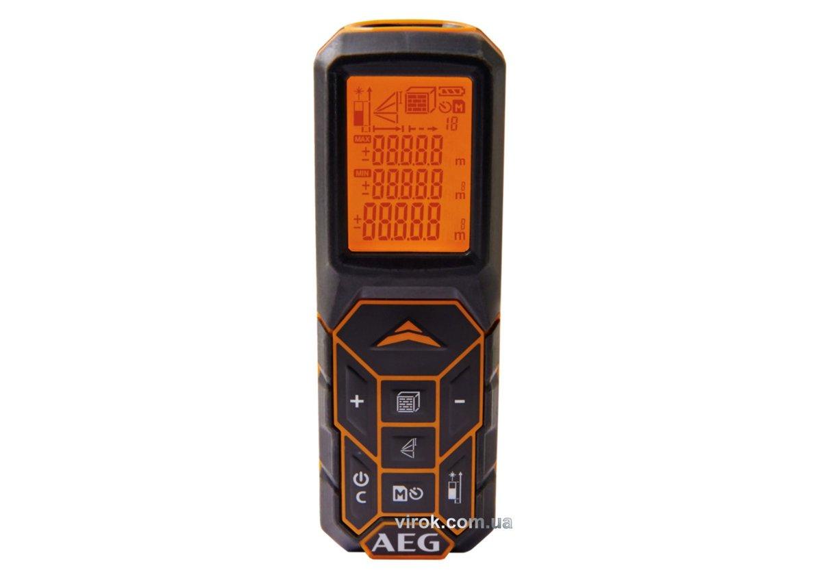 Дальномір лазерний AEG : LCD-дисплей,клас лазера- 2, дальність- 50 м, похибка- ±1.5 мм, живл.- 2хААА Сделай