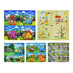 1653 Пазли Фомові EVA 4 деталі, 5 видів, 60, 5х60, 5х4 см