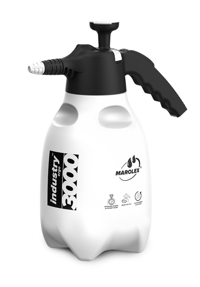 Оприскувач ручний MAROLEX Industry ergo Acid line 3000 : 3L, 0,4MPa, FPM (Viton). 3D FLex 360* [9] Сделай это - Vdalo