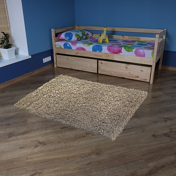 SportBaby Підліткове ліжко лакове babyson 1 з ящиком 80x190см
