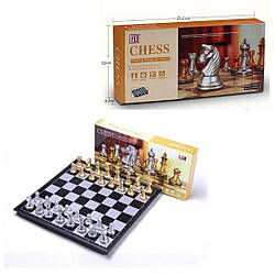 2610 QX Шахи магнітні, золото та срібло, 25х25 см