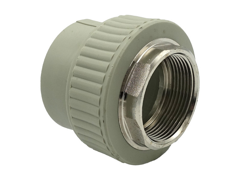 Муфта з внутрішньою різьбою під ключ PPR Ø75x2.1/2" сірий колір ASCO® 2/28шт Зроби це - Vdalo