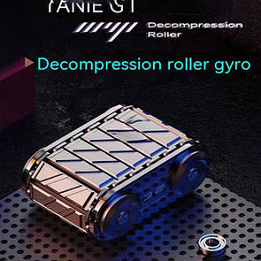 Спіннер-конструктор Антистрес TANK BOOSTER чорний іграшка з металу фіджет EDC