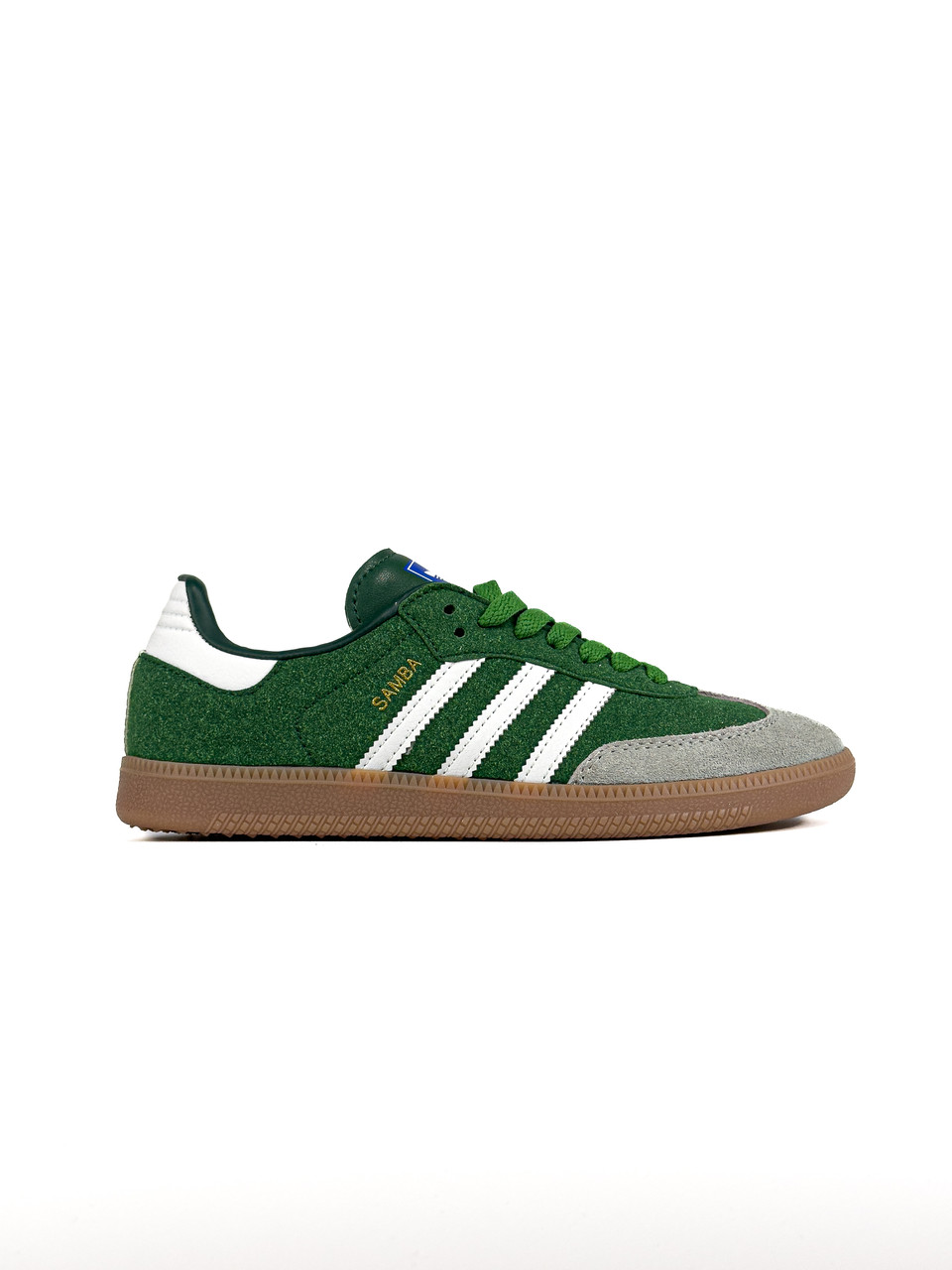 Жіночі Кросівки Adidas Samba Green Grey / Адідас Самба