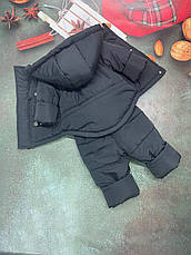 Зимовий дитячий теплий костюм від 1 року розміри 80-86 86-92 92-98 98-104 курточка та штанці, фото 4