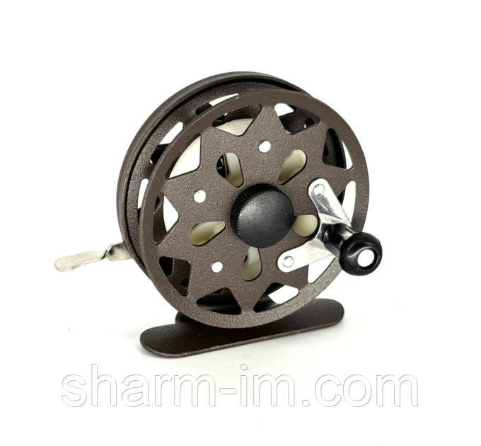 Котушка XingSheng TL65 інерційна з тріскачкою і курком D-65 мм