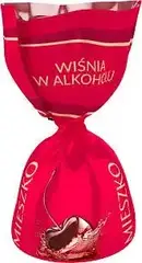 Цукерки шоколадні Вишня в лікері Mieszko 250 грамів