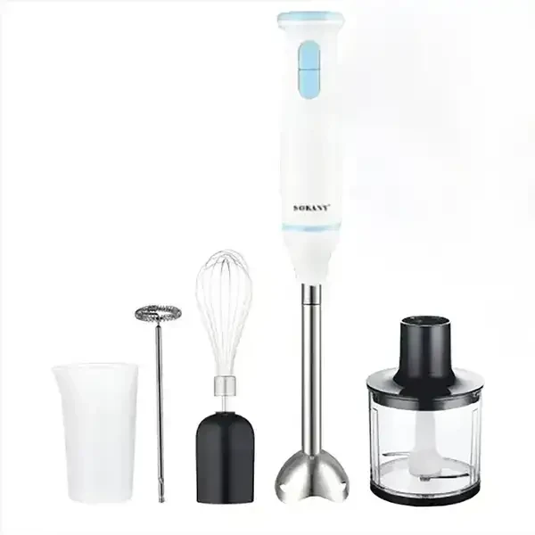 Блендер багатофункціональний ручний 5 в 1 Sokany SK-1714-5, фото 1