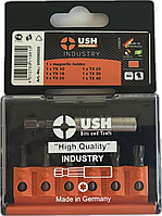 Набір насадок викруткових Industry USH: 1/4" з магнітн тримачем, T10, T15, T20, T25, T30, T40, 7 ел.