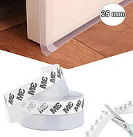 Силіконова стрічка ущільнювач для вікон та дверей Silicone Seal Strip 100 см x 25 мм
