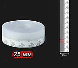 Силіконова стрічка ущільнювач для вікон та дверей Silicone Seal Strip 100 см x 25 мм, фото 4