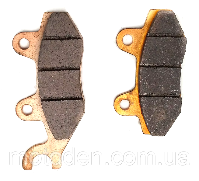 Гальмівні колодки перед. ліві мідь! CFMoto Hisun Can-Am Yamaha Suzuki Kawasaki 7000-0809A0 LU018656 FA135-P, фото 1