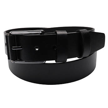 Шкіряний чоловічий ремінь Bond 440001 jeans black