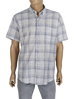 Світла чоловіча сорочка короткий рукав Desibel A-9089-C C.19