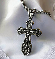 Підвіска хрестик з розп'яттям 6.5×3.5 см