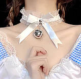 Чокер на шию з бантом універсальний розмір, фото 4