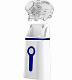 Небулайзер ультразвуковий портативний M-202 9084, біло-сірий, фото 4
