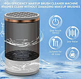 Очисник пензлів для макіяжу автоматичний 9516, білий, фото 4