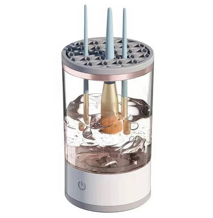 Очисник пензлів для макіяжу автоматичний 9516, білий, фото 1