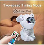 Нічник-проєктор зоряного неба, Bluetooth колонка Астронавт XL-730 9594, з пультом, фото 3