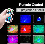 Нічник-проєктор зоряного неба, Bluetooth колонка Астронавт XL-730 9594, з пультом, фото 4