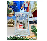 Нічник новорічний Свічка XMAS WDL 23005C 3577, сніговик, фото 4