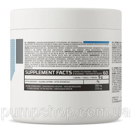Креатин-гідрохлорид Ostrovit Creatine HCL 300 г (чорна смородина+вишня), фото 3