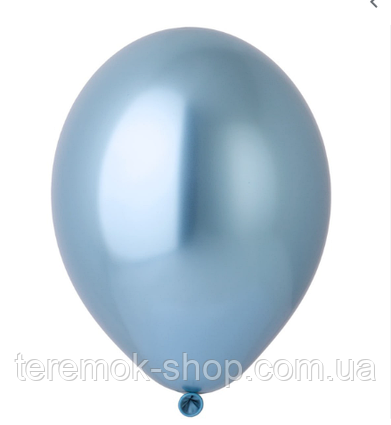Кулі латексні хром  Холодний синій повітряна куля 30 см 12"  Китай