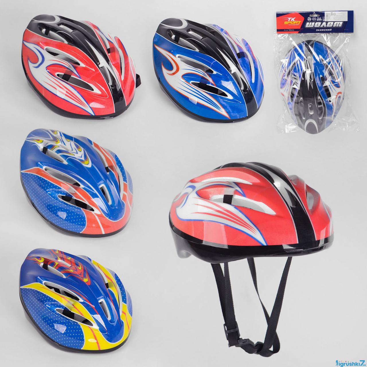 Шолом захисний B 31981 (40) 4 кольори, "TK Sport", в пакеті,, фото 1