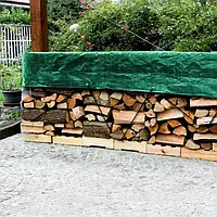 Тент 4х6м 90г зелений з Тарпаулину Agreen з люверсами кільцями